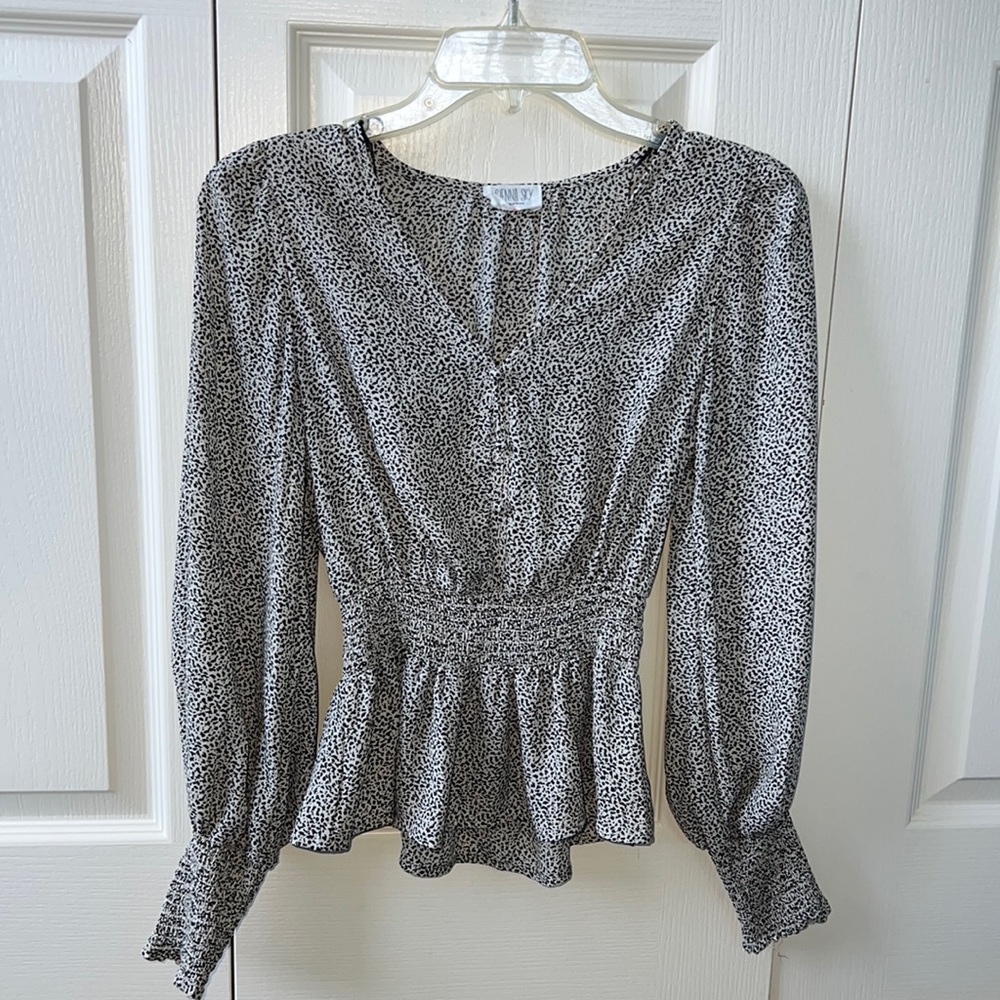Sienna sky animal print shirt/ blouse